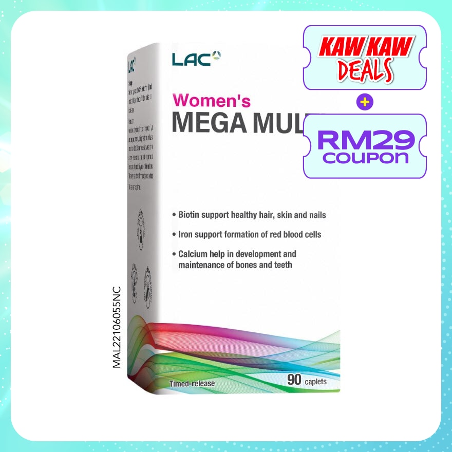 Womens Mega Multi Time Release Caplet 90s
