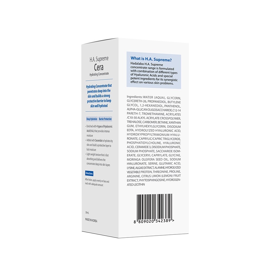 HA Supreme Cera Hydrating Concentrate 30ml image