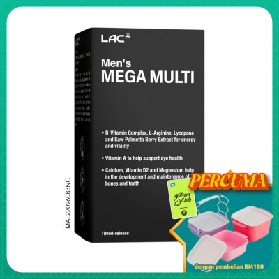 LAC - Men's Mega Multi Time-Release Caplet 90s