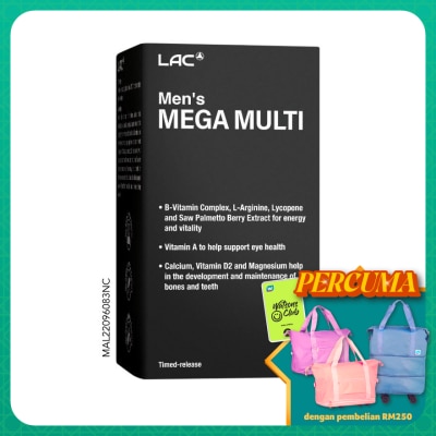 LAC - Men's Mega Multi Time-Release Caplet 90s