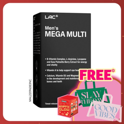 LAC Men's Mega Multi Time-Release Caplet 90s