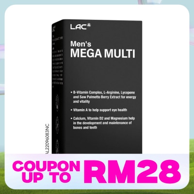 LAC Men's Mega Multi Time-Release Caplet 90s