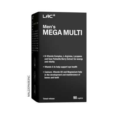 LAC - Mens Mega Multi Time Release Caplet 90s image