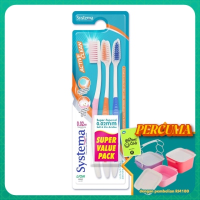SYSTEMA - Active Clean Toothbrush 3s