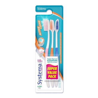 SYSTEMA Active Clean Toothbrush 3s