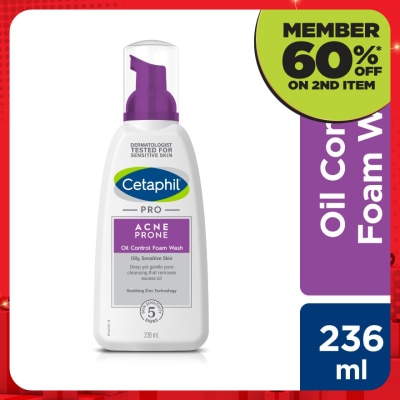 CETAPHIL PRO Acne Prone Oil Control Foam Wash 236ml