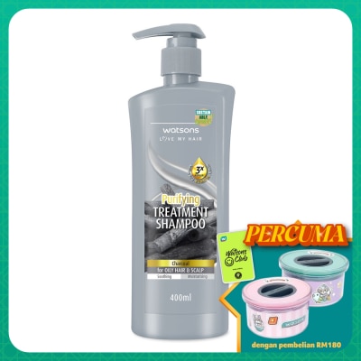 WATSONS Charcoal Treatment Shampoo 400ml