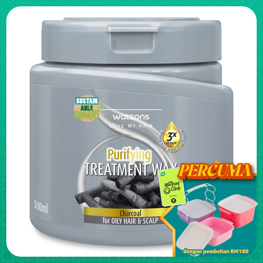 Charcoal Treatment Wax 500ml