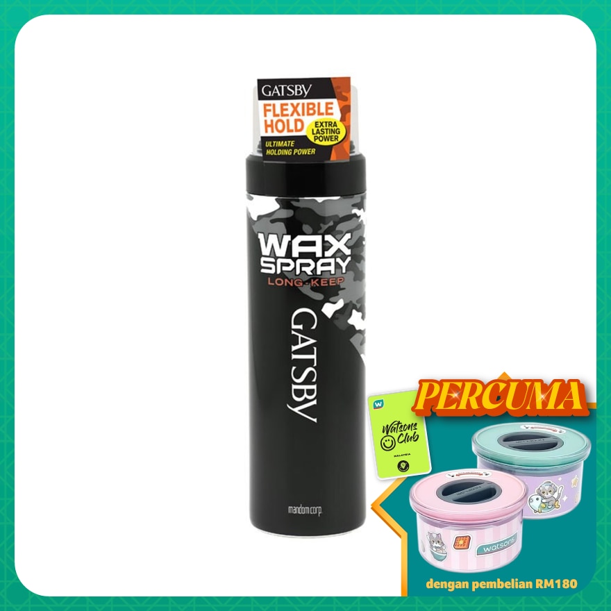 Long Keep Hair Wax Spray 180g