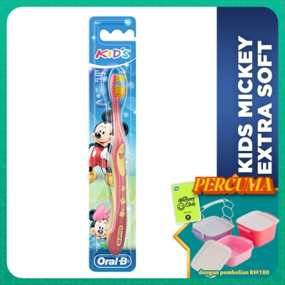 ORAL-B - Toothbrush Mickey Kids Extra Soft 1S (2-7 years old)