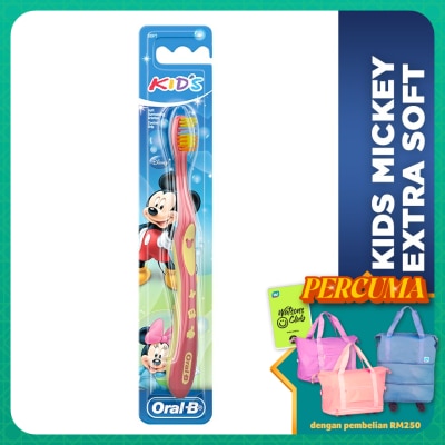 ORAL-B Toothbrush Mickey Kids Extra Soft 1S (2-7 years old)