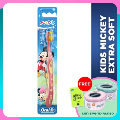 ORAL-B Toothbrush Mickey Kids Extra Soft 1S (2-7 years old)