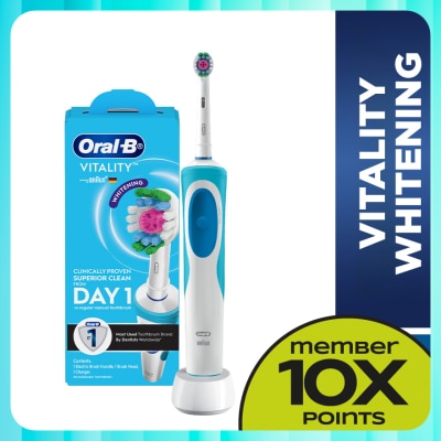 ORAL-B Power Toothbrush Vitality 3D White Handle 1s