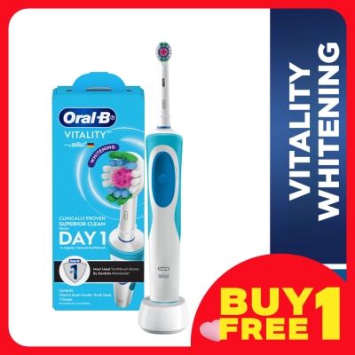 ORAL-B Power Toothbrush Vitality 3D White Handle 1s