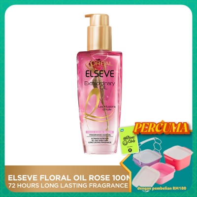 L'OREAL PARIS ELSEVE - EXTRAORDINARY FLORAL OIL ROSE 100ML