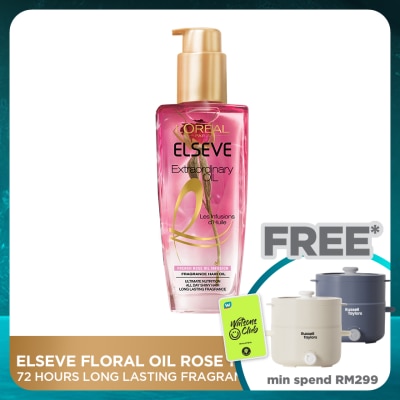 L'OREAL PARIS ELSEVE EXTRAORDINARY FLORAL OIL ROSE 100ML