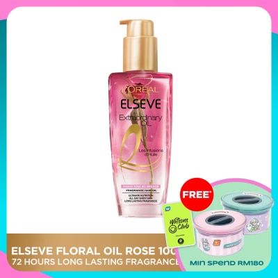 L'OREAL PARIS ELSEVE EXTRAORDINARY FLORAL OIL ROSE 100ML