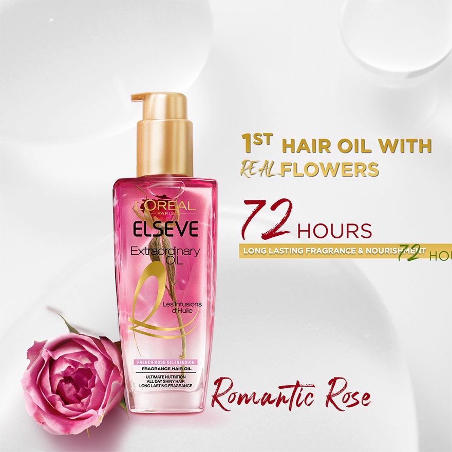 EXTRAORDINARY FLORAL OIL ROSE 100ML image