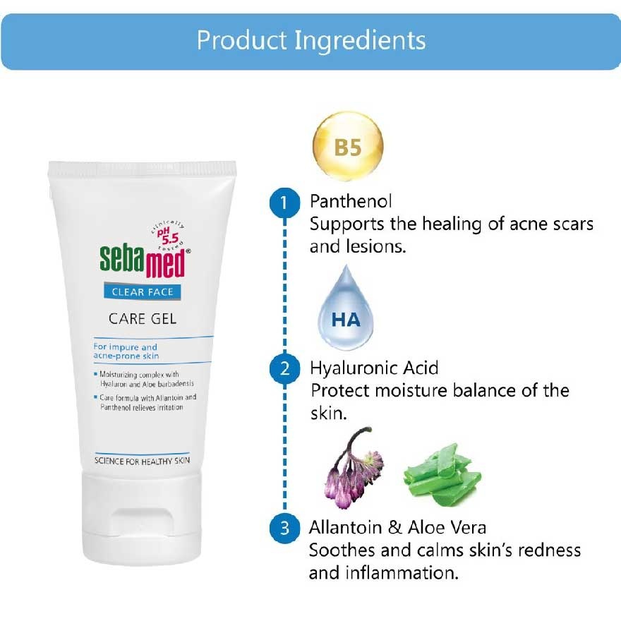 Clear Face Care Gel 50ml (For impure & acne prone skin) image