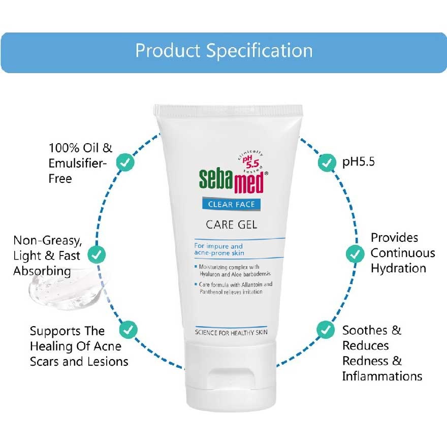Clear Face Care Gel 50ml (For impure & acne prone skin) image