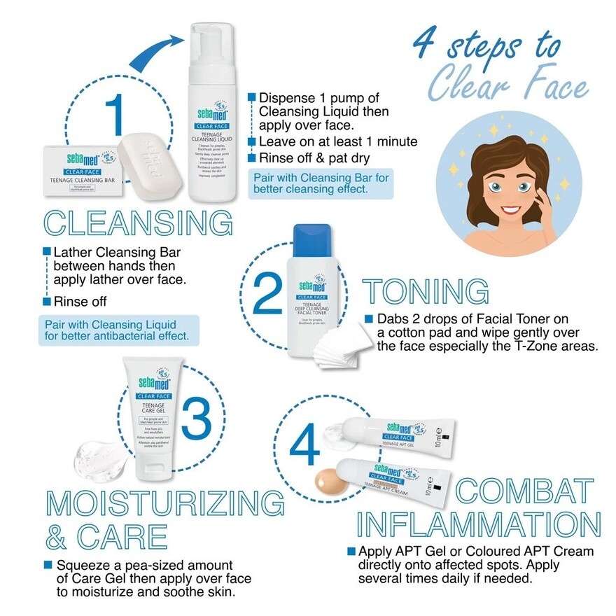 Clear Face Care Gel 50ml (For impure & acne prone skin) image