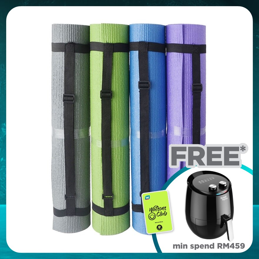Yoga Mat 5mm Assorted Colour 1's