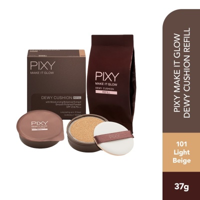PIXY - Make It Glow Dewy Cushion 101 Light Beige Refill image