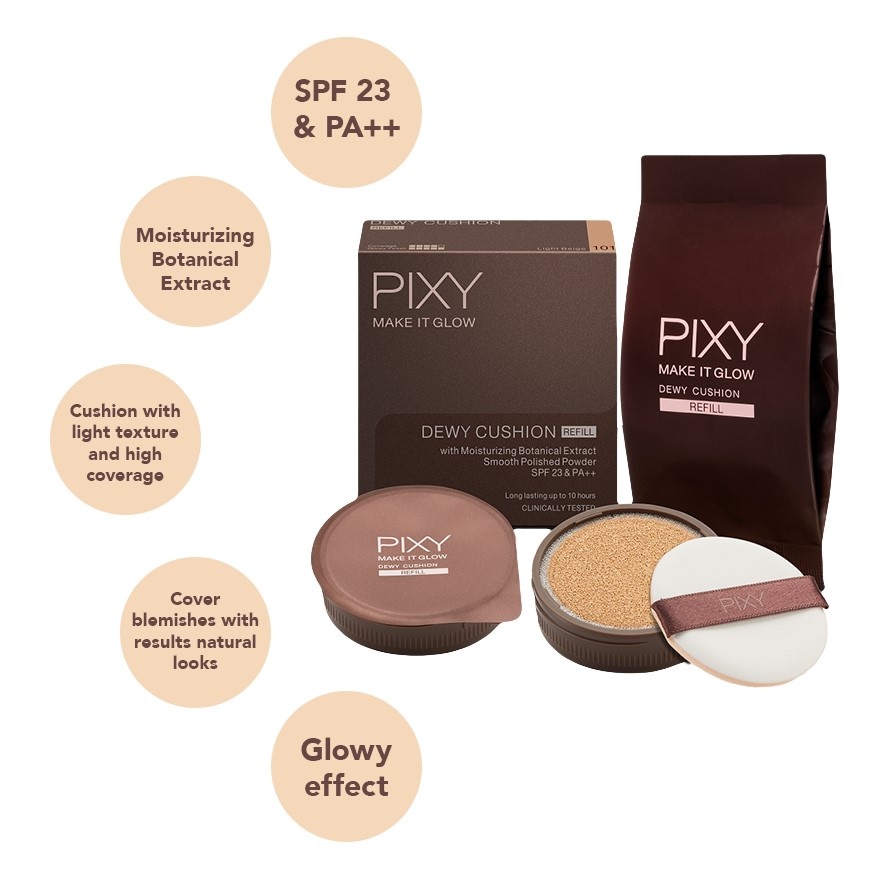 Make It Glow Dewy Cushion 101 Light Beige Refill image