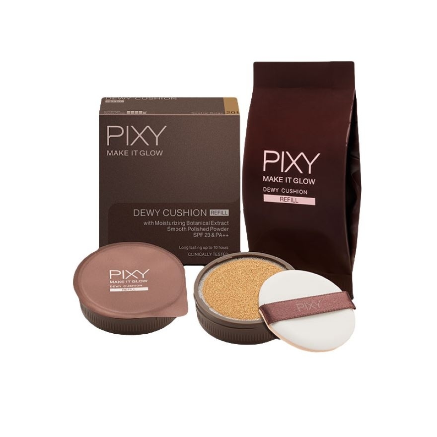 Make It Glow Dewy Cushion 201 Neutral Beige Refill image