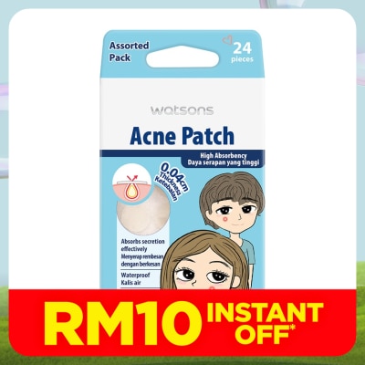 WATSONS Acne Patch 0.04cm thickness - Assorted 24s