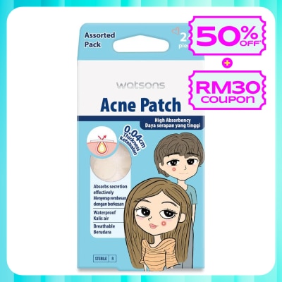 WATSONS Acne Patch 0.04cm thickness - Assorted 24s