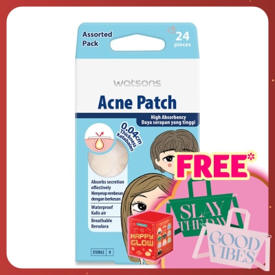 WATSONS Acne Patch 0.04cm thickness - Assorted 24s