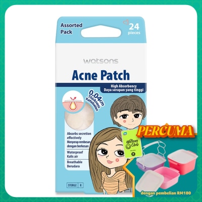 WATSONS - Acne Patch 0.04cm thickness - Assorted 24s