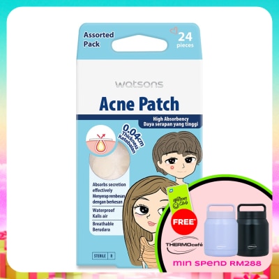 WATSONS - Acne Patch 0.04cm thickness - Assorted 24s