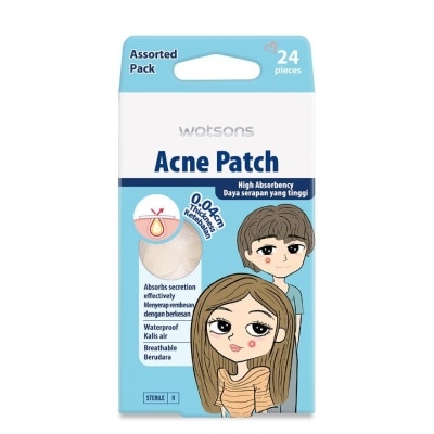 WATSONS Acne Patch 0.04cm thickness - Assorted 24s