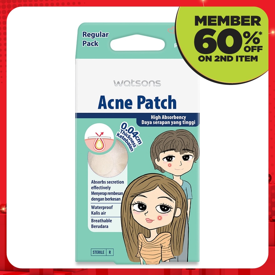Acne Patch 0.04cm thickness - Regular 24s