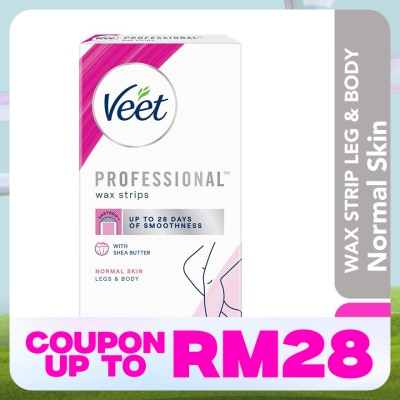 VEET Wax Strip Leg & Body Normal Skin 20s