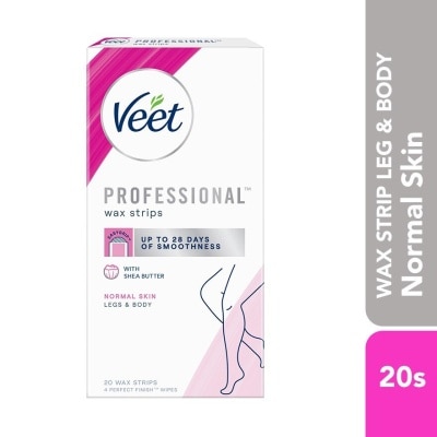 VEET Wax Strip Leg & Body Normal Skin 20s