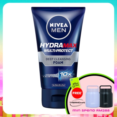NIVEA FOR MEN - Men Deep Clean Facial Foam 100ml