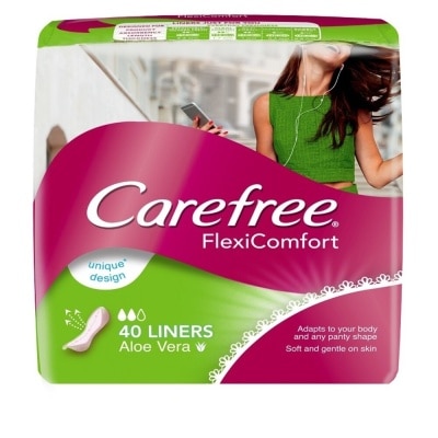 CAREFREE FlexiComfort Aloe Vera Liners 40's