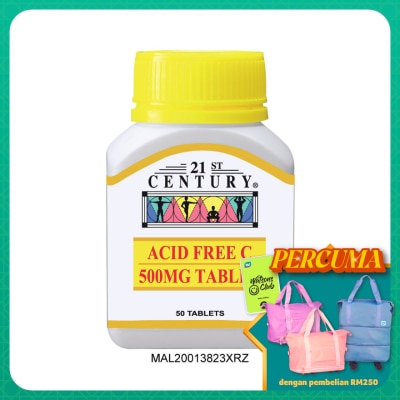 21ST CENTURY - Acid Free Vitamin C 500mg 50's