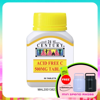 21ST CENTURY - Acid Free Vitamin C 500mg 50's