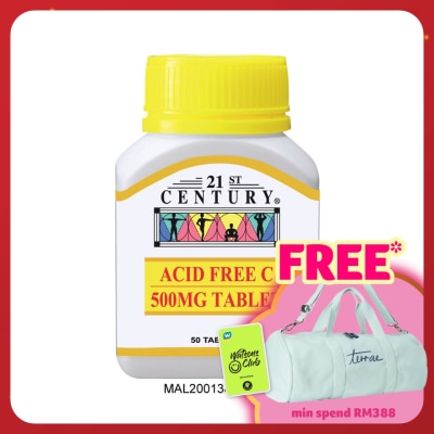 21ST CENTURY Acid Free Vitamin C 500mg 50's