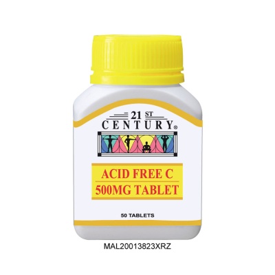 21ST CENTURY - Acid Free Vitamin C 500mg 50's image