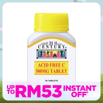 21ST CENTURY Acid Free Vitamin C 500mg 50's