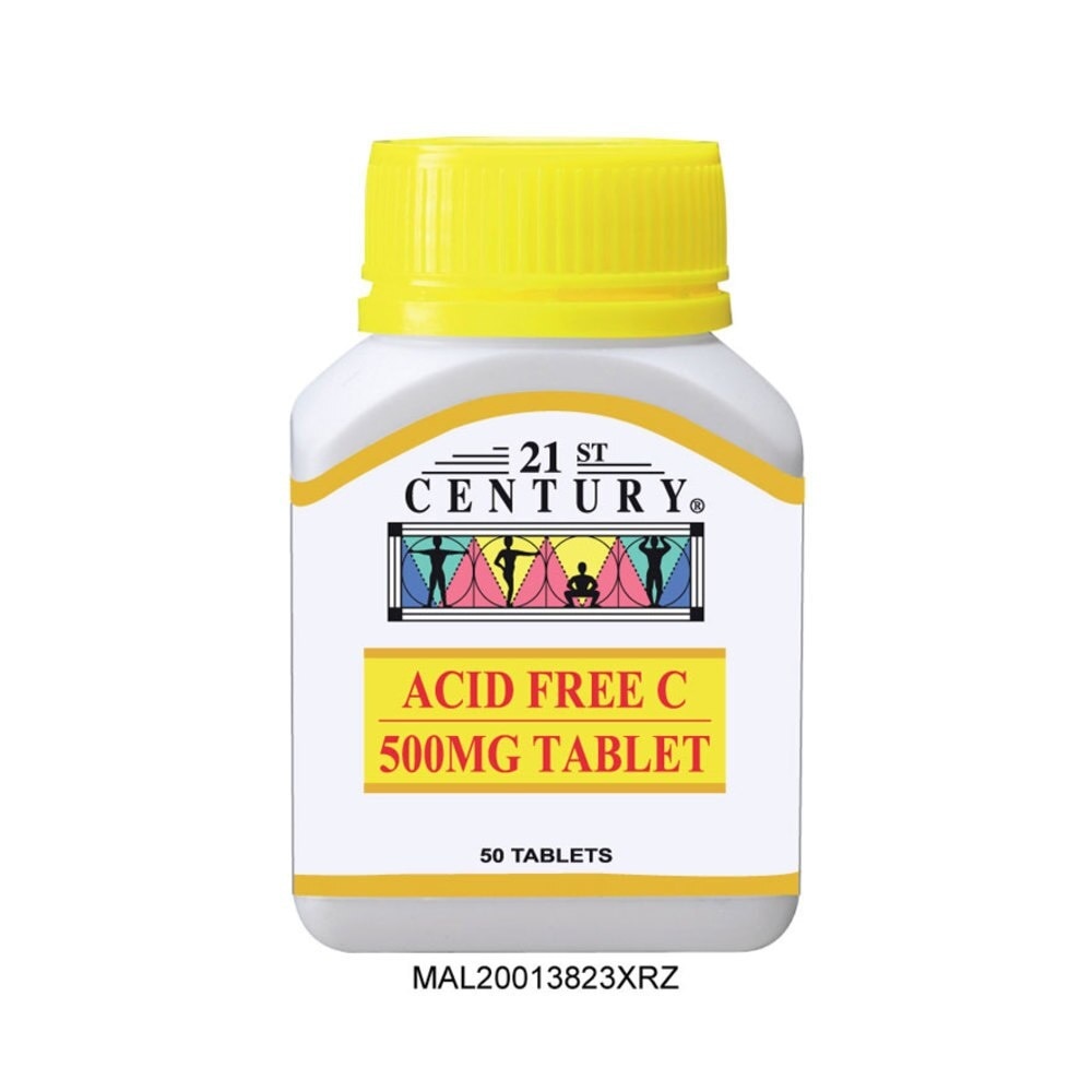 Acid Free Vitamin C 500mg 50's