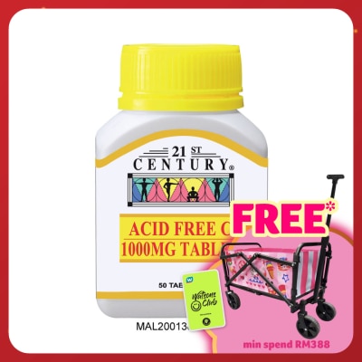 21ST CENTURY Acid Free C 1000mg Acid Free C 50's