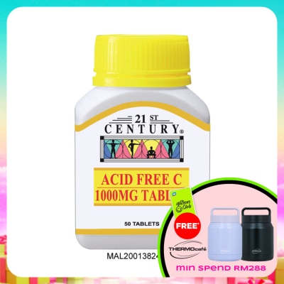 21ST CENTURY - Acid Free C 1000mg Acid Free C 50's