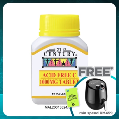 21ST CENTURY Acid Free C 1000mg Acid Free C 50's