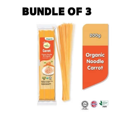 ORGANIC CARE2U Organic Carrot Noodle (200g x 3 Packs)